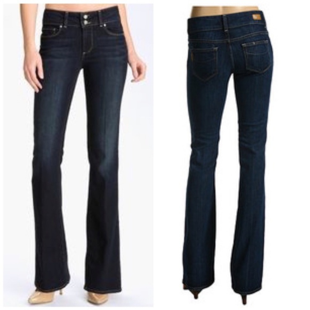 PAIGE Denim Hidden Hills High Rise Bootcut Jeans